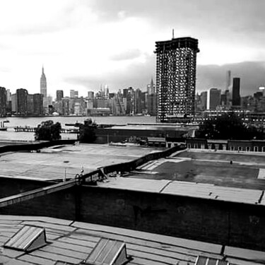 roof top from Greenpoint to Manhattan